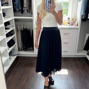 Boden Elegant Navy Blue Women's Skirt 4